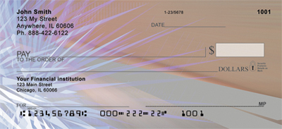 Electric Blue Personal Checks