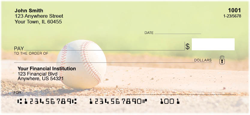 Baseball Personal Checks