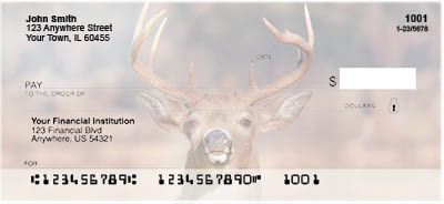 Big Horned Buck Deers Personal Checks