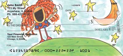 Moon Children Personal Checks by Amy S. Petrik