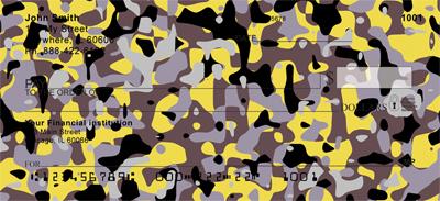 Colorful Camo Personal Checks