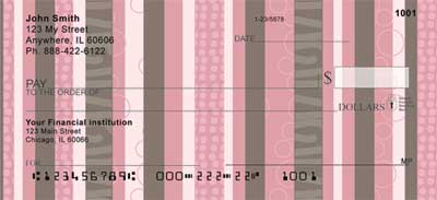 Chocolate Personal Checks