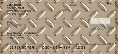 Diamond Plate Personal Checks