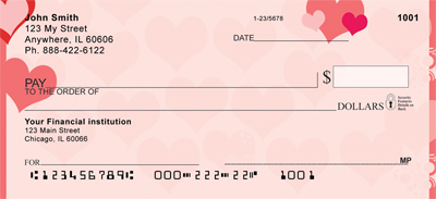 Hearts Personal Checks