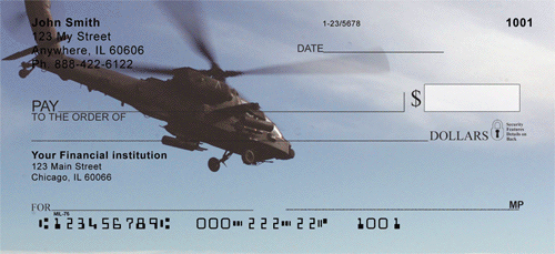 Helicopter Images Personal Checks