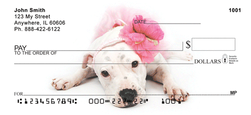 PitBull Puppies Personal Checks