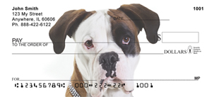 Boxer Puppies Personal Checks - Boxer Checks