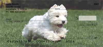 West Highland Terrier Personal Checks