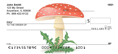Mushroom Style Personal Checks
