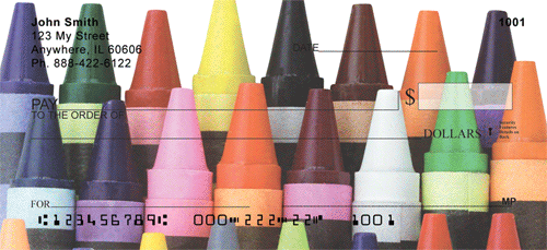 Colorful Crayon Checks