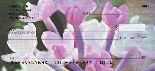Lilac Anabel in Oil Personal Checks