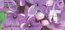 Lilac Rouen in Oil Personal Checks - Rouen Lilacs Checks