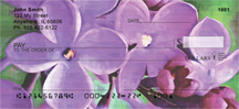 Lilac Pocahontas in Oil Personal Checks - Pocahontas Lilacs Checks