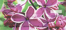 Lilac Sensation in Oil Personal Checks - Sensation Lilacs Checks