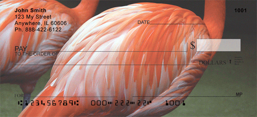 Flamingo Close Ups Personal Checks