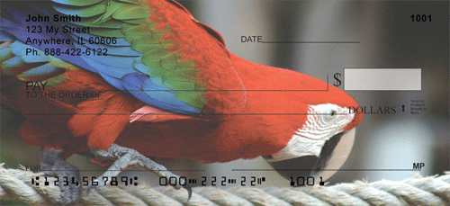 Scarlet Macaw Checks