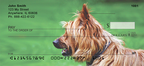 Australian Terrier Personal Check