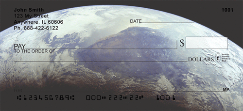 Earth from Space Personal Checks or Earth Checks