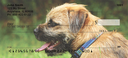 Border Terrier Personal Checks