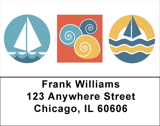 Beach Icon Designs Beach Water Icons Address Labels