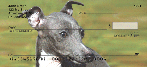 Italian Greyhounds Personal Checks