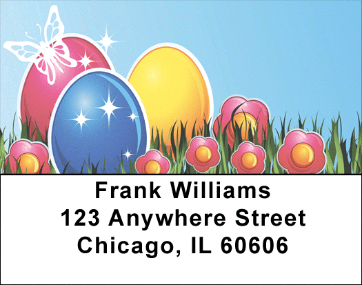 Easter Designs Easter Egg Address Labels