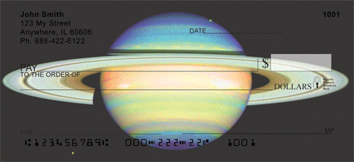 Saturn Checks - Space Personal Checks