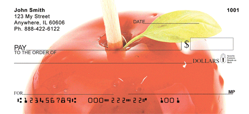 Candy Apple Personal Checks