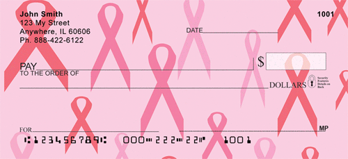 Breast Cancer Backgrounds Personal Checks