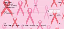 Pink Ribbon Checks - Breast Cancer Backgrounds Personal Checks