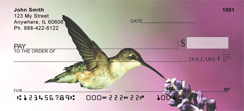 More Hummingbird Personal Checks