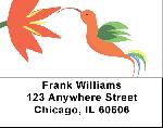 Hummingbird Style Address Labels