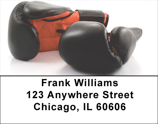 Boxing Glove Designs Boxing Gloves Address Labels