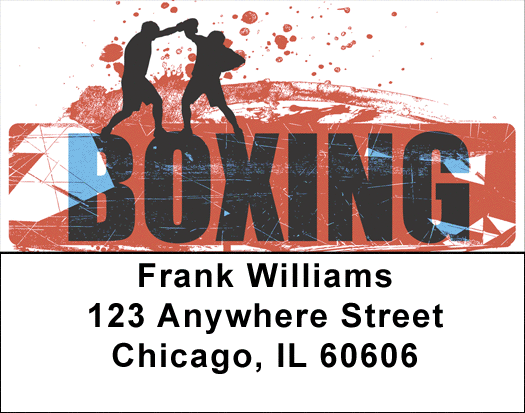 Boxing Designs Boxing Address Labels