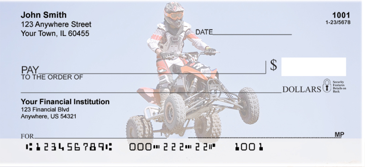 ATV Racing Personal Checks