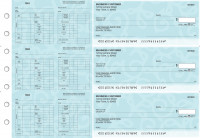 Swirls Multi-Purpose Hourly Voucher Business Checks | BU3-7CDS24-MPH