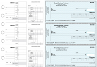Teal Safety Itemized Disbursement Payroll Business Checks | BU3-7ESF01-IDP