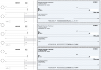 Blue Safety Standard Disbursement Business Checks | BU3-BLU01-SDS