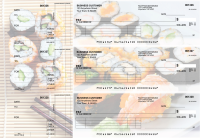 Japanese Cuisine Itemized Payment Business Checks | BU3-CDS06-IPR