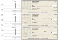 Tan Parchment Itemized Invoice Business Checks | BU3-TPM01-TNV