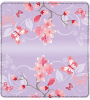 Cherry Blossoms Leather Checkbook Cover | CDP-GEP94