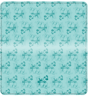 Steamboat Willie Monogram Pattern Checkbook Cover  | CDP-SBW02D