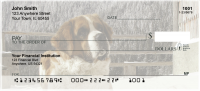 Saint Bernard Personal Checks | DOG-108