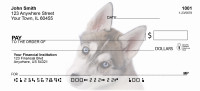 Siberian Husky Puppy Personal Checks | GCA-23