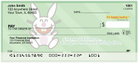 It's Happy Bunny Peace Personal Checks | IHB-08