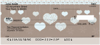 Hanging Hearts Personal Checks | LOV-13
