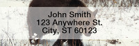 Bears in the Wild Narrow Address Labels | LRANI-10