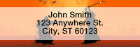 Ninja vs Samurai Rectangle Address Labels | LRASI-05