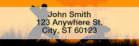 Ninja vs Samurai Rectangle Address Labels | LRASI-05