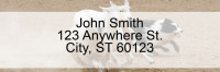 Border Collie at Work Rectangle Address Labels | LRDOG-46